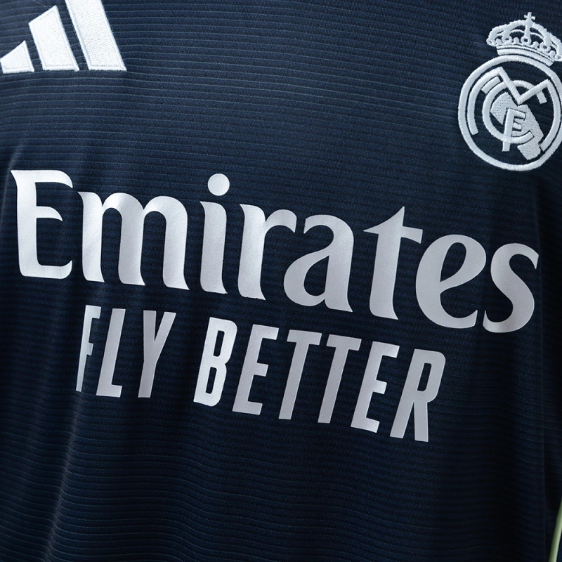 2025/26 Real Madrid Away Long Sleeve Jersey