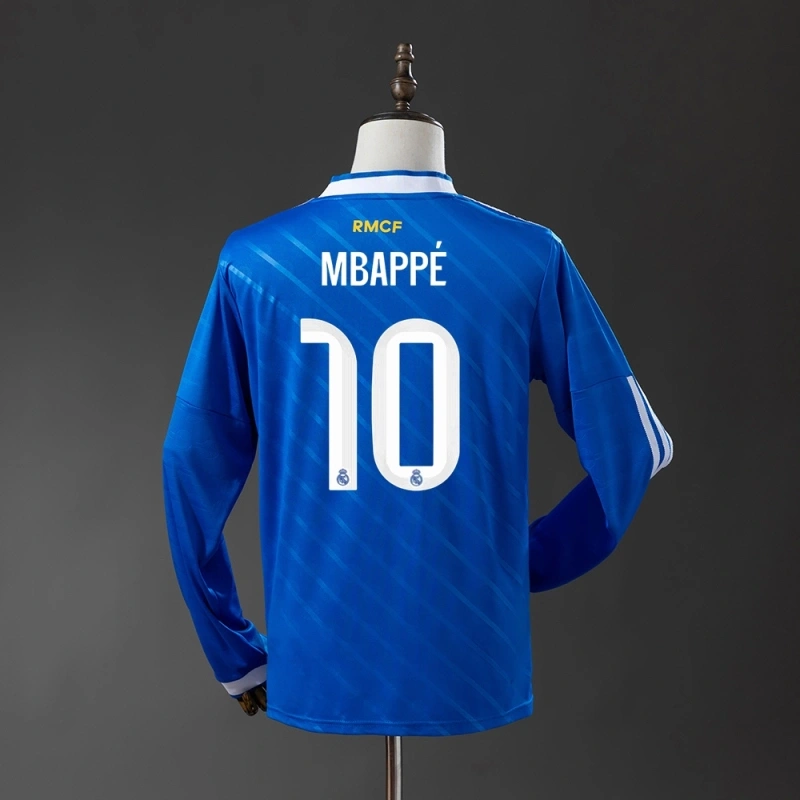 2025/26 Real Madrid Third Away Long Sleeve Jersey