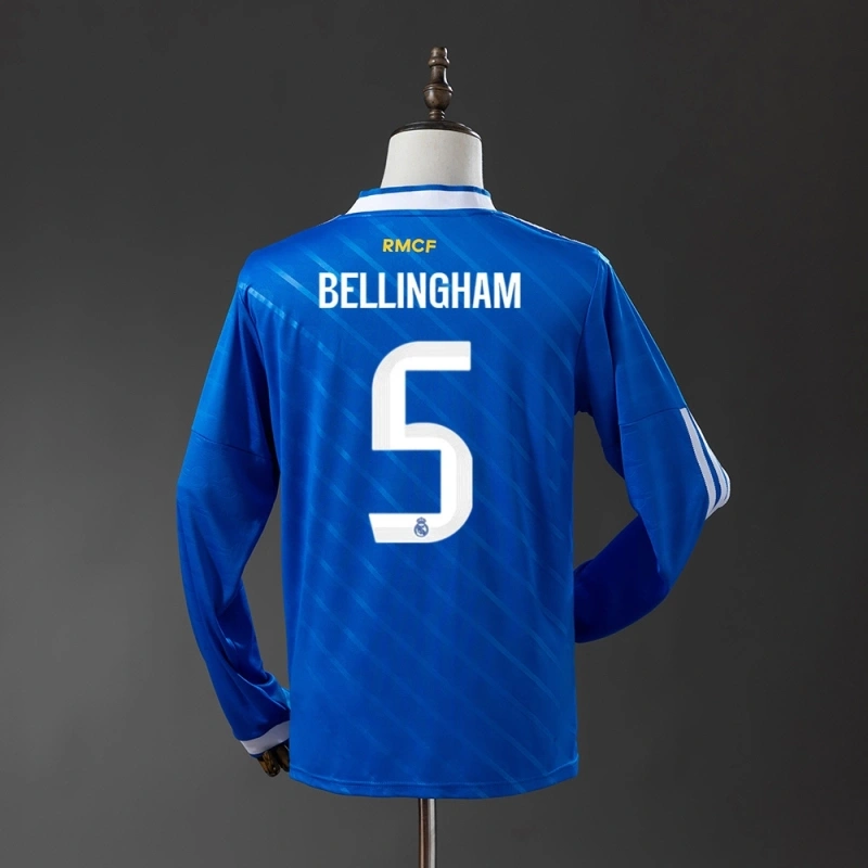 2025/26 Real Madrid Third Away Long Sleeve Jersey