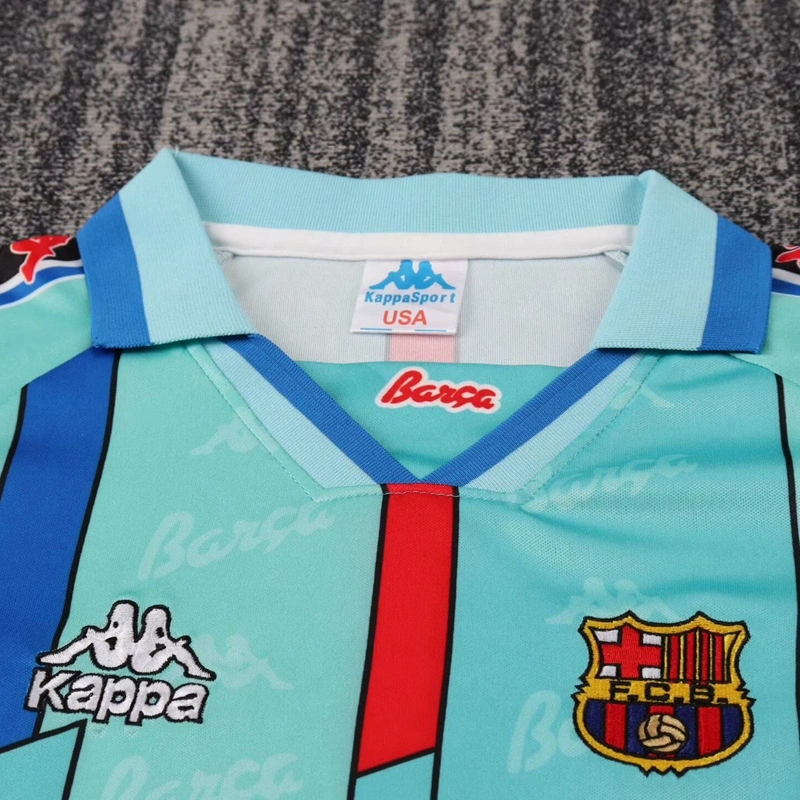 1996/97 Barcelona Away Kids Kit