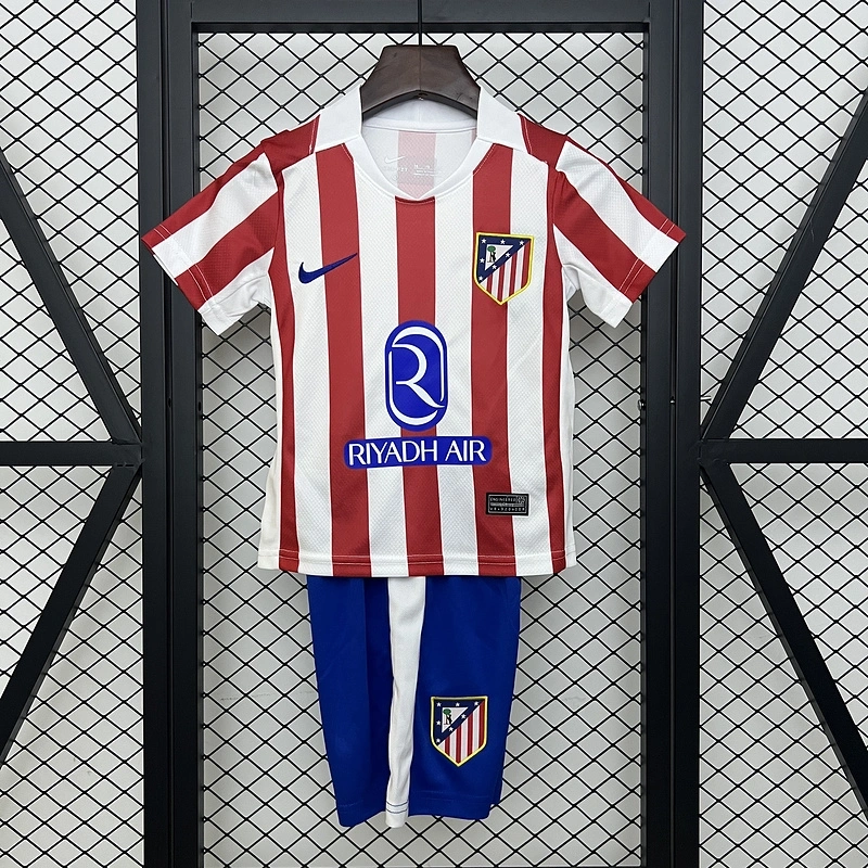 2025/26 Atlético De Madrid Home Men And Kids Kit