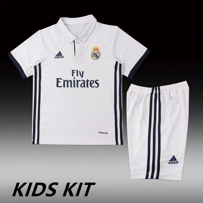 2016/17 Real Madrid Home Kids Kit