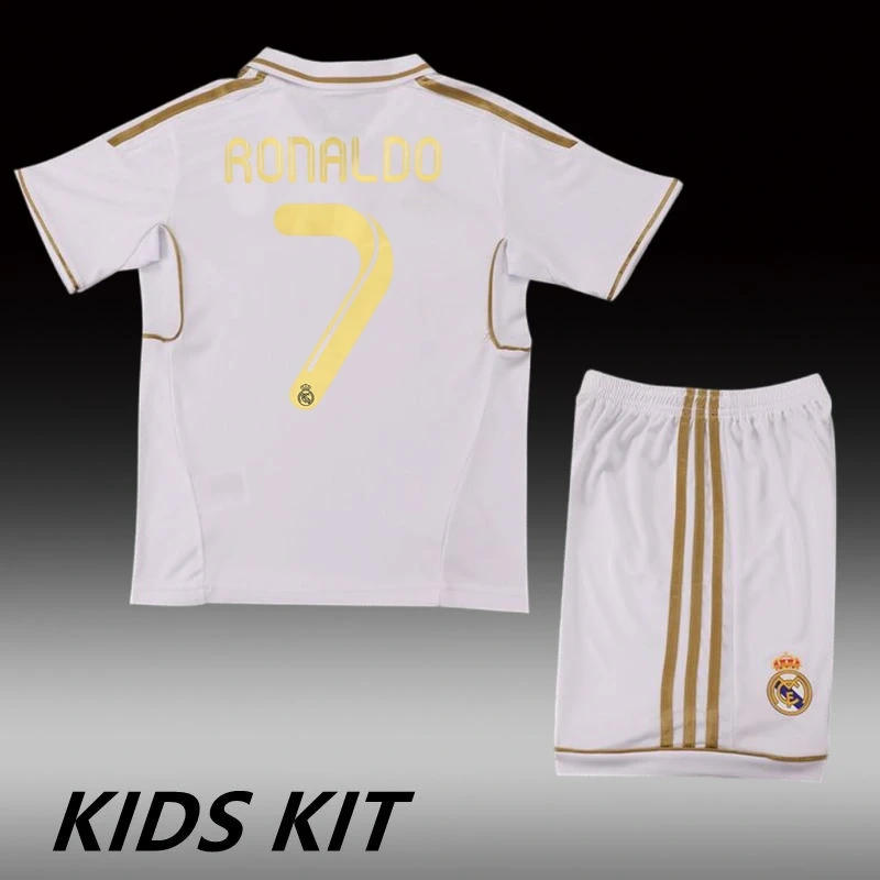 2011/12 Real Madrid Home Kids Kit
