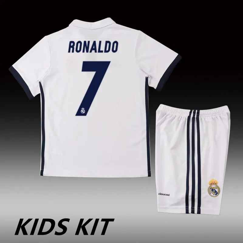 2016/17 Real Madrid Home Kids Kit