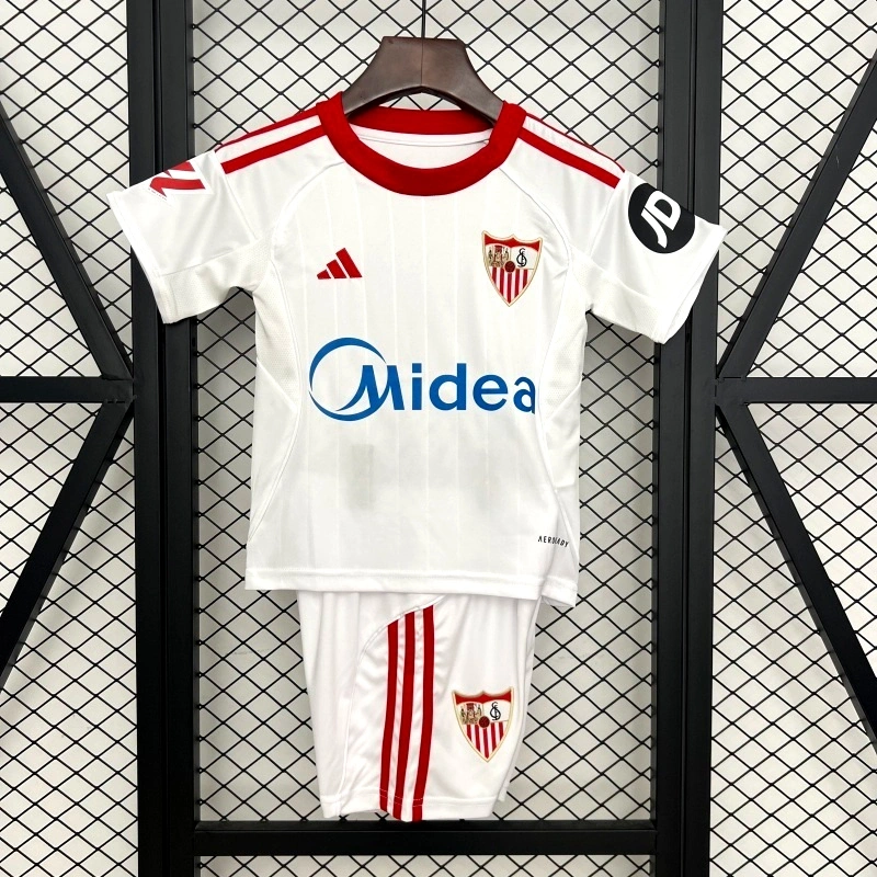 2025/26 Sevilla Fc Home Kids Kit