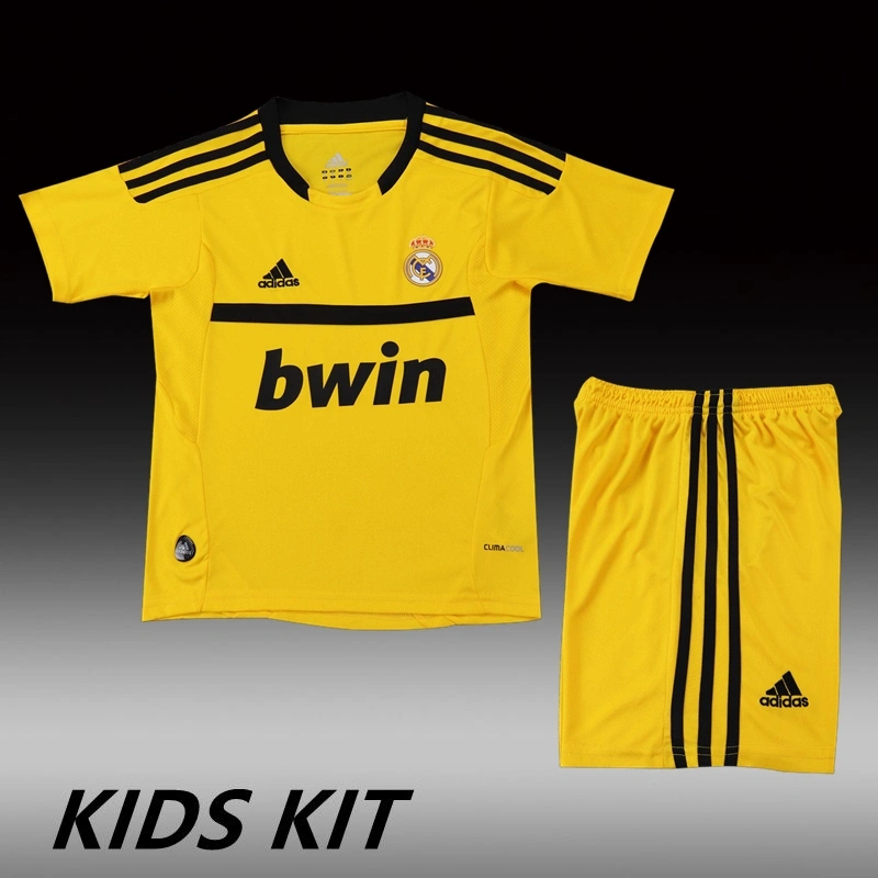 2011/12 Real Madrid Yellow Goalkeeper Kids Kit
