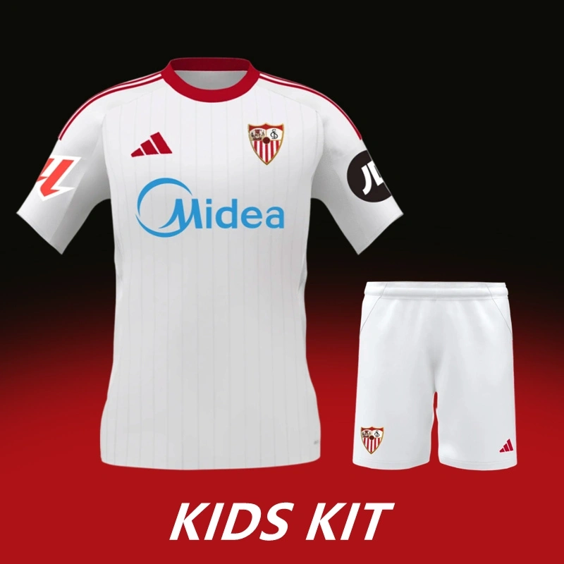 2025/26 Sevilla Fc Home Kids Kit