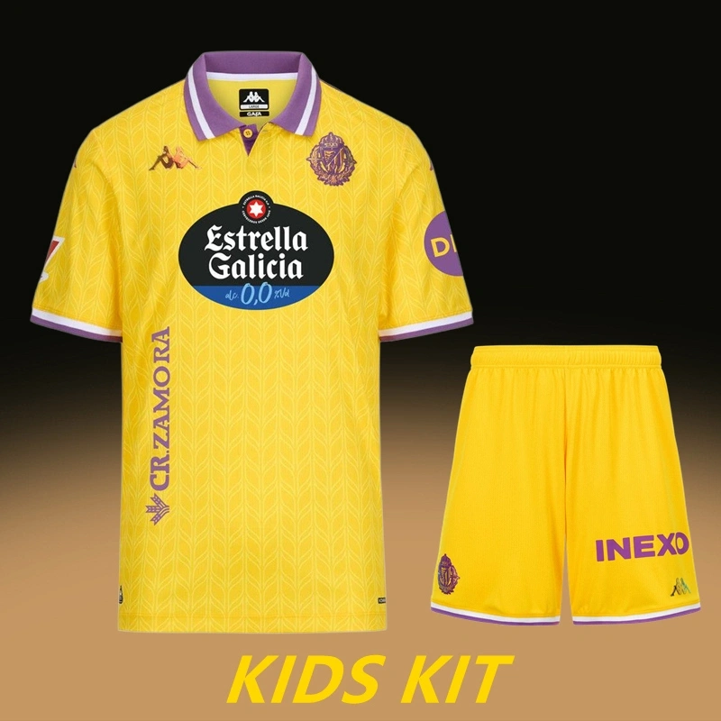 2025/26 Real Valladolid Third Away Kids Kit