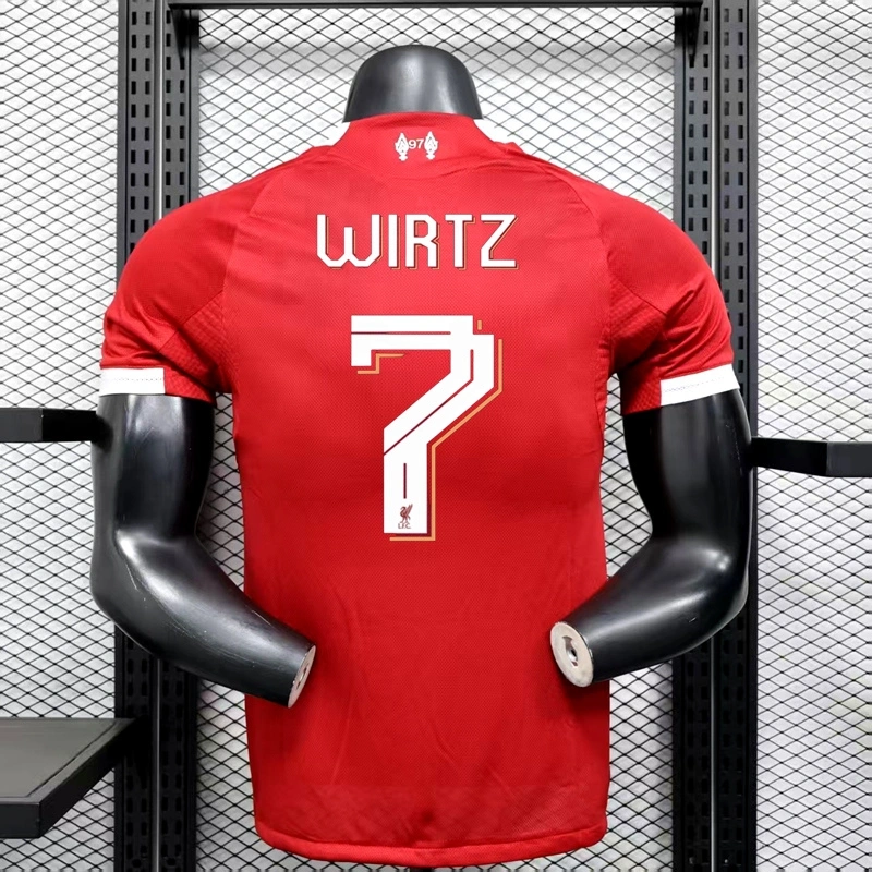 2025/26 Liverpool Home Jersey Player Version