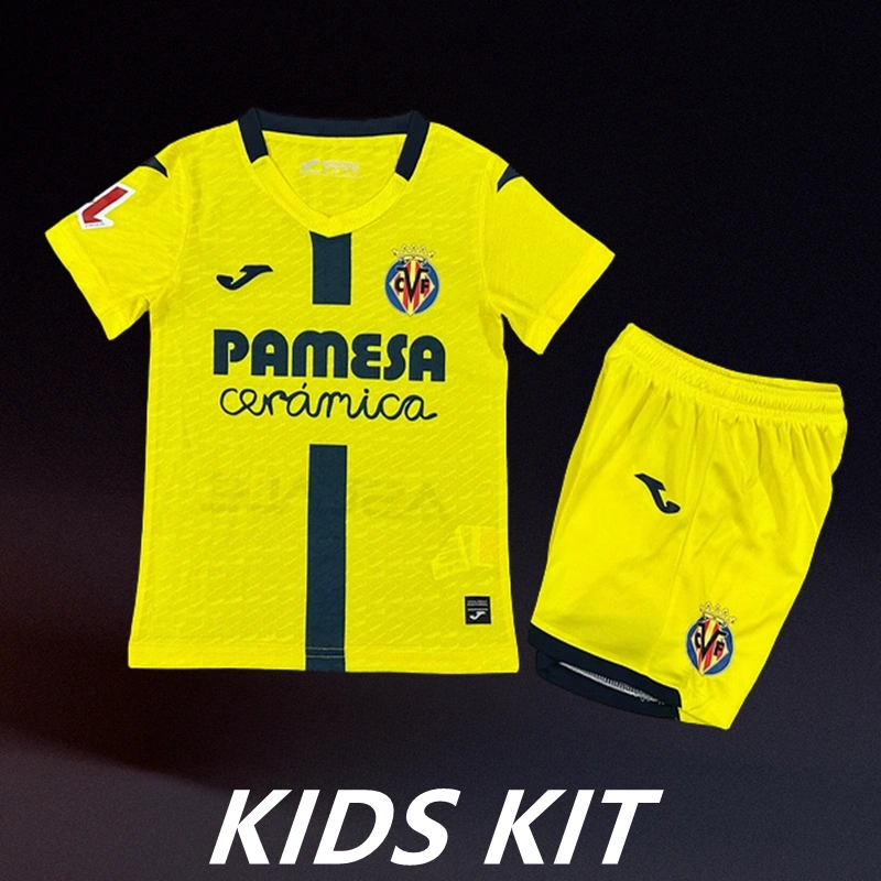 2025/26 Villarreal Cf Home Kids Kit