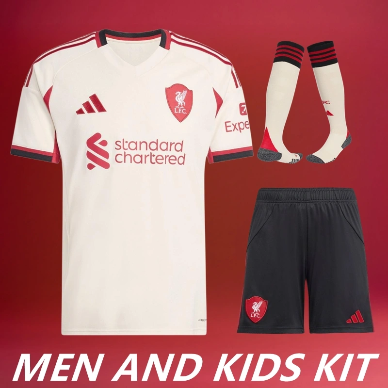 2025/26 Liverpool Away Men And Kids Kit