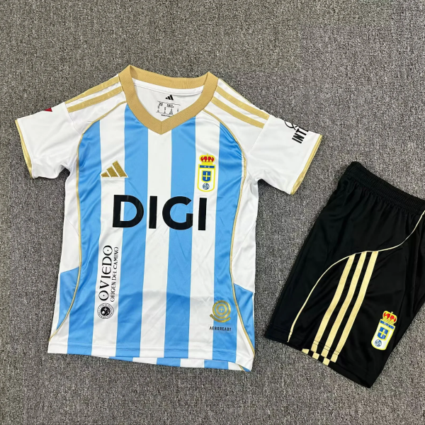 2025/26 Real Oviedo Third Away Kids Kit