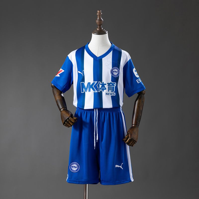 2025/26 Deportivo Alavés Home Kids Kit
