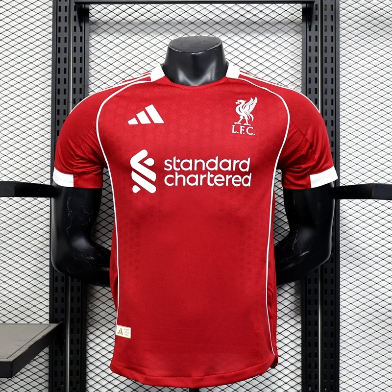 2025/26 Liverpool Home Jersey Player Version