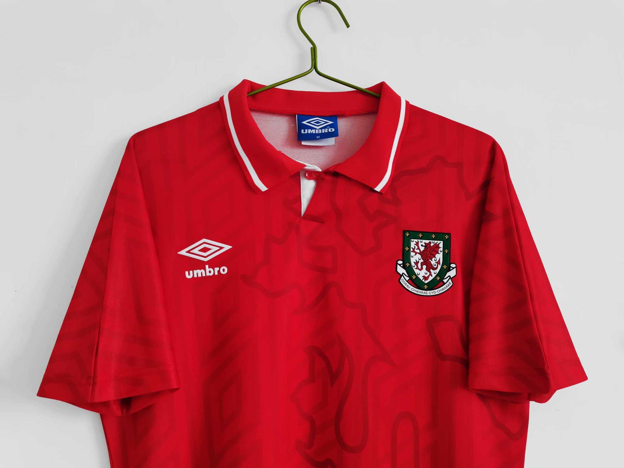 1992 Wales Home Jersey