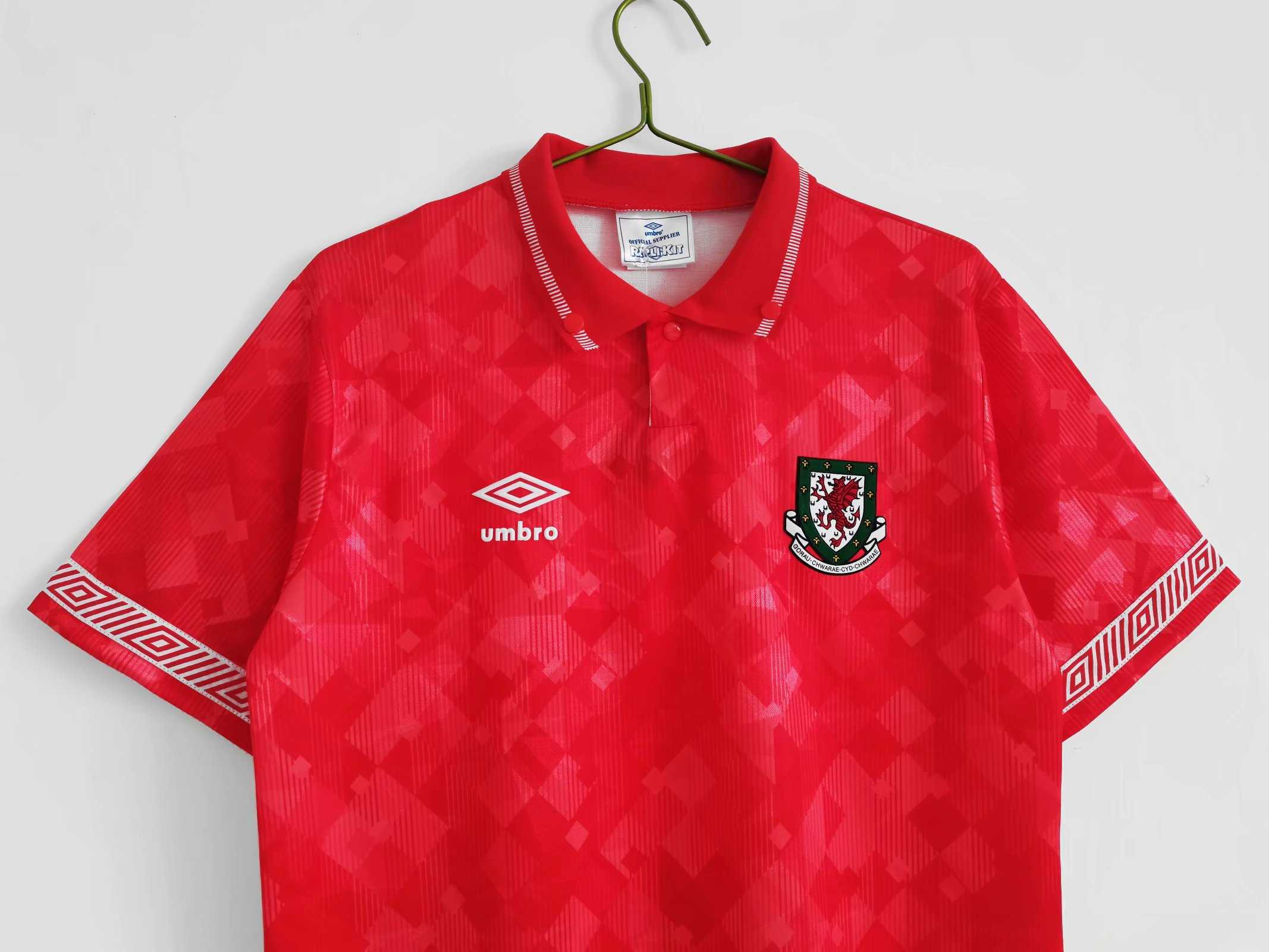 1990/92 Wales Home Jersey