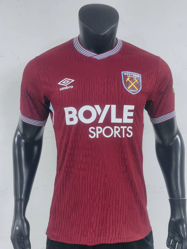 2025/26 West Ham United Home Jersey Player Version