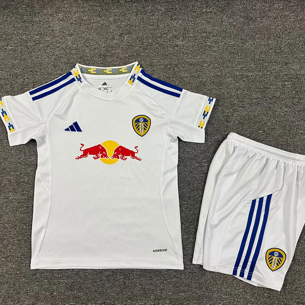 25/26 Leeds United Home Kids Kit