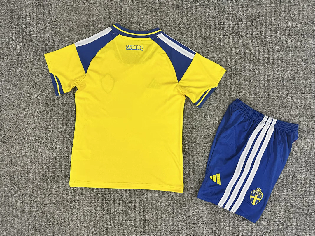 2026 World Cup Sweden Home Kids Kit