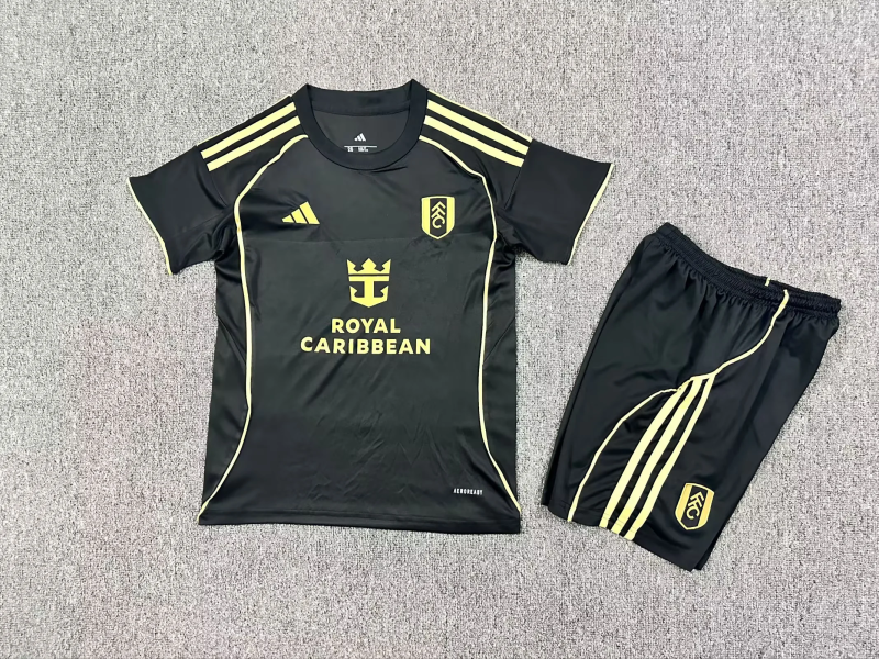 2025/26 Fulham Third Away Kids Kit