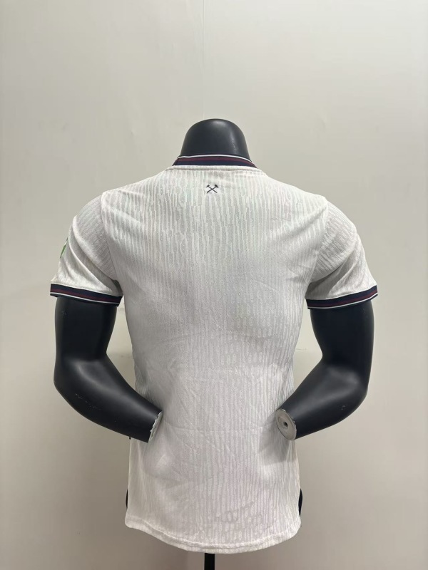 2025/26 West Ham United Away Jersey Player Version