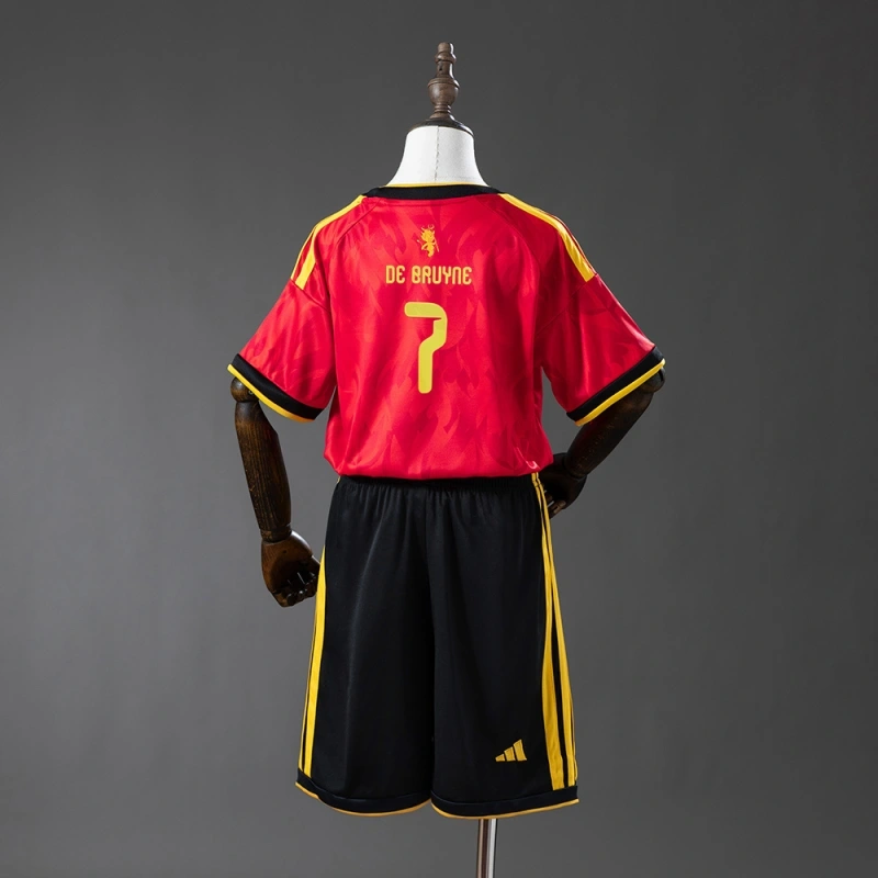 2026 Belgium World Cup Home Men And Kids Kit