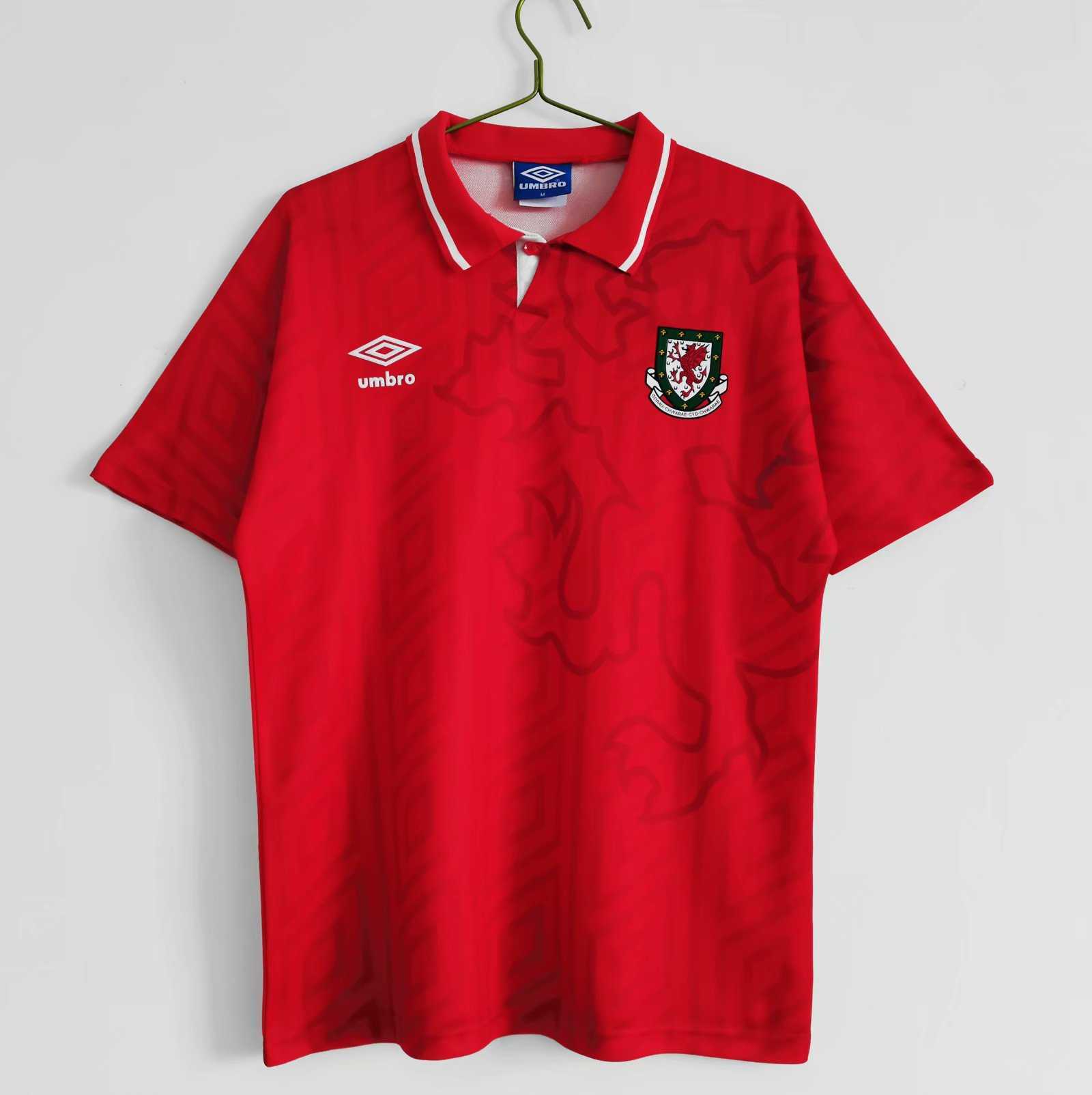 1992 Wales Home Jersey