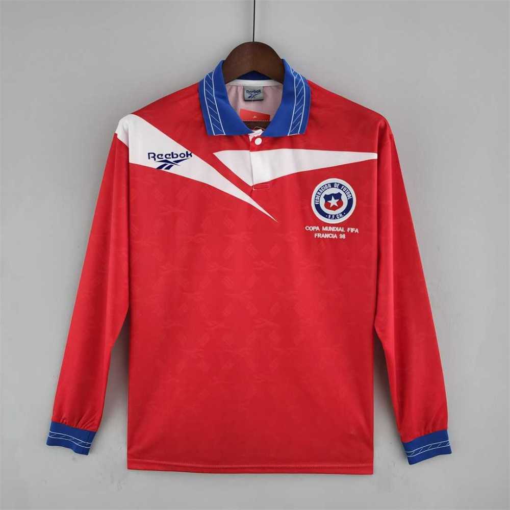 1998 Chile Home Long Sleeve Jersey