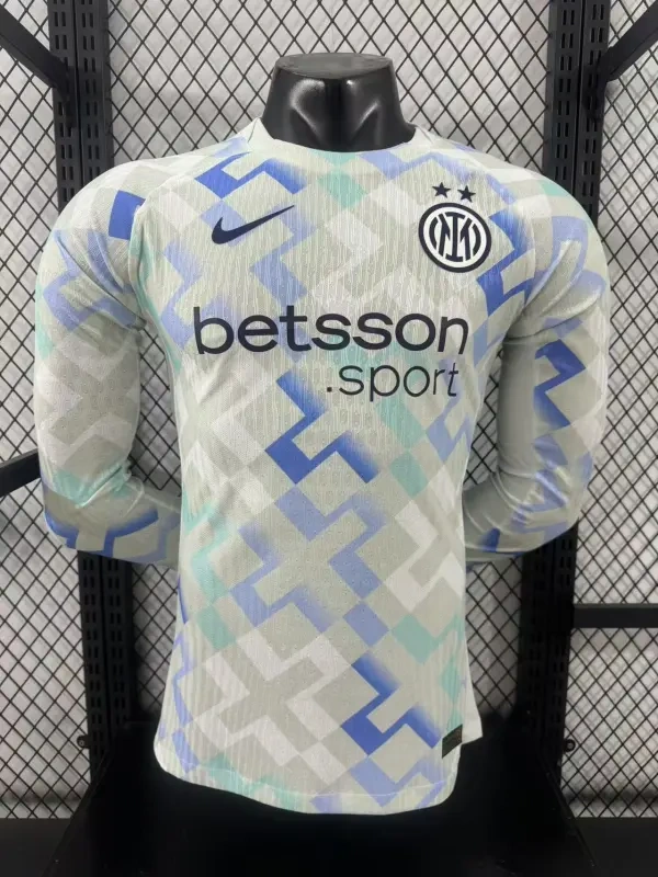 2025/26 Inter Milan Long Sleeved Away Jersey Player Version