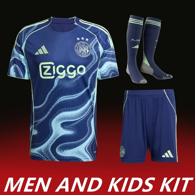 2025/26 Ajax Away Men And Kids Kit