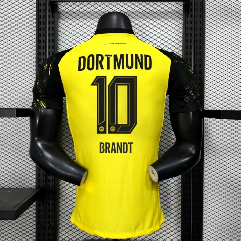 2025/26 Dortmund Home Jersey Player Version