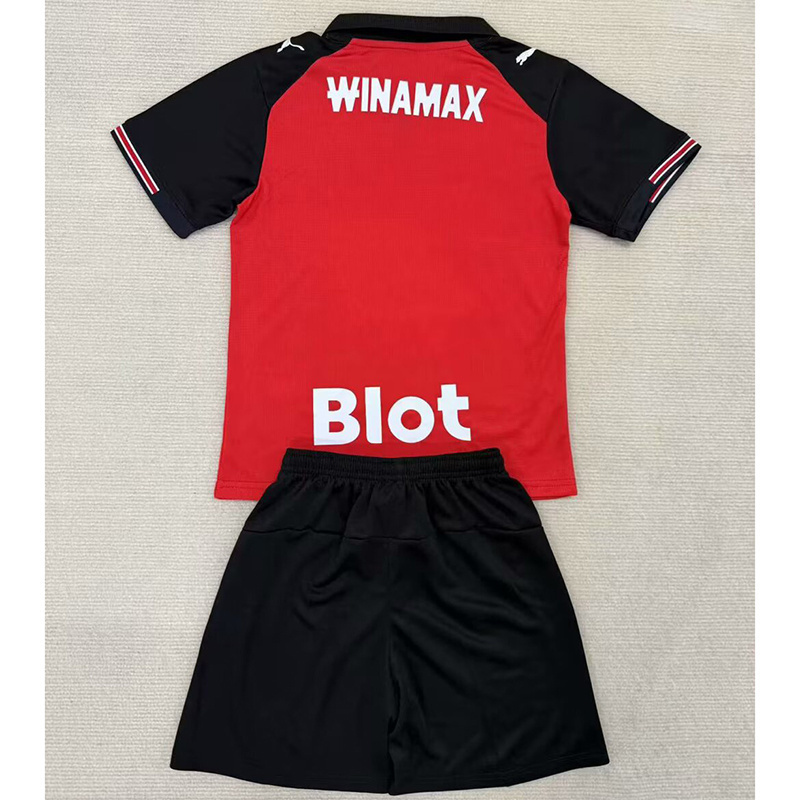 2025/26 Stade Rennais Fc Home Kids Kit