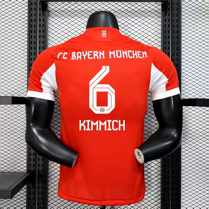 2025/26 Bayern Munich Home Jersey Player Version