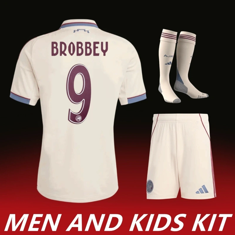 2025/26 Ajax Third Away Men And Kids Kit