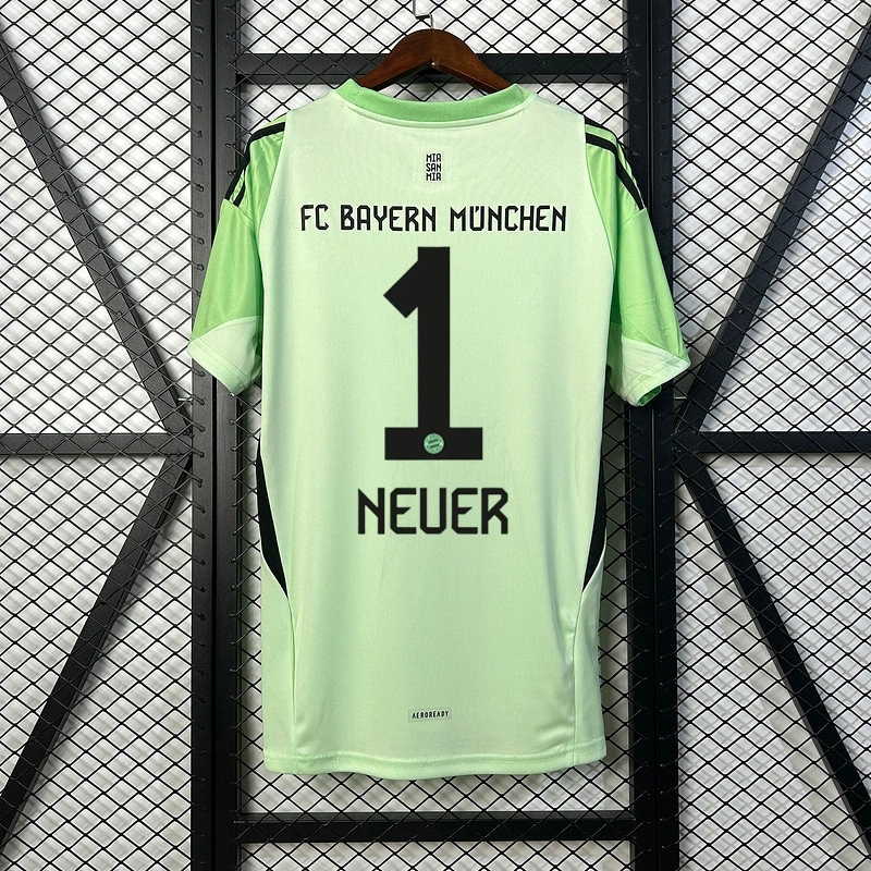 2025/26 Bayern Munich Green Goalkeeper Jersey
