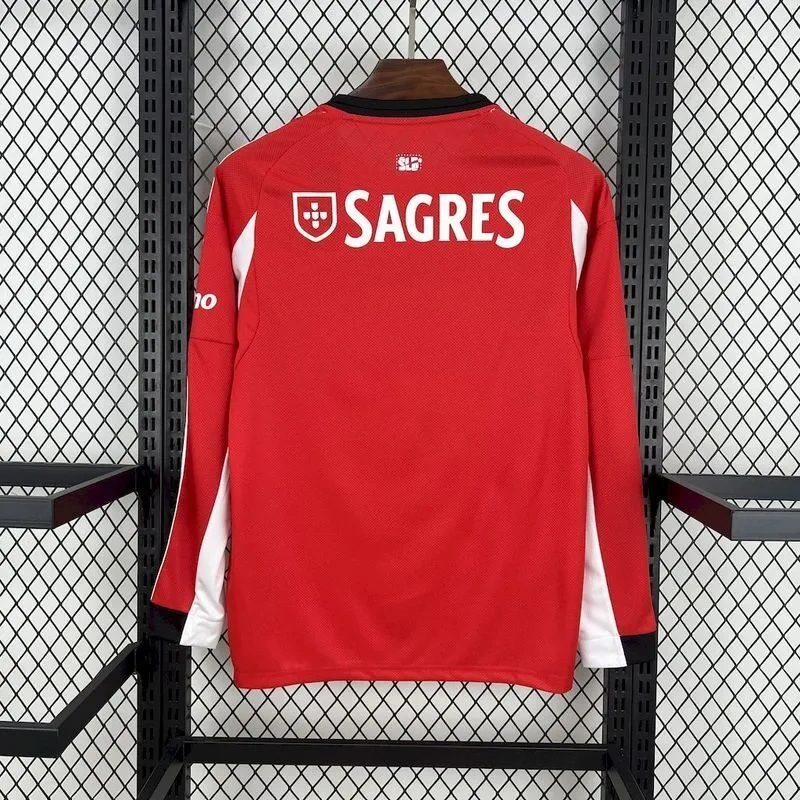2025/26 Benfica Home Long Sleeve Jersey
