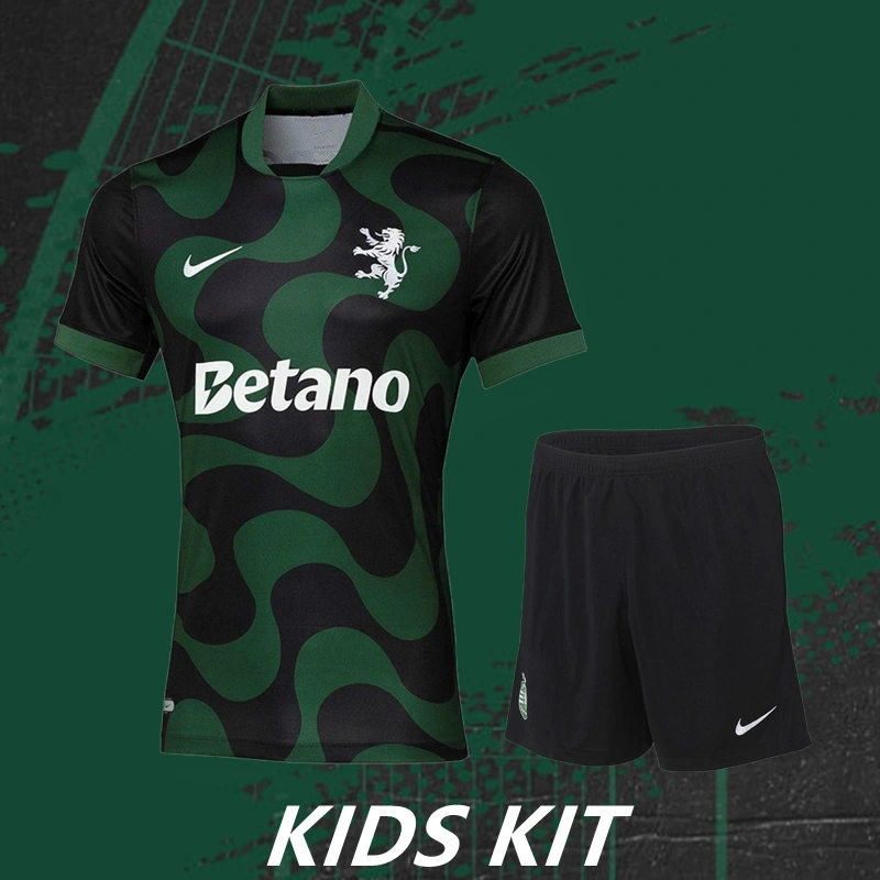 2025/26 Sporting Lisbon Third Away Kids Kit
