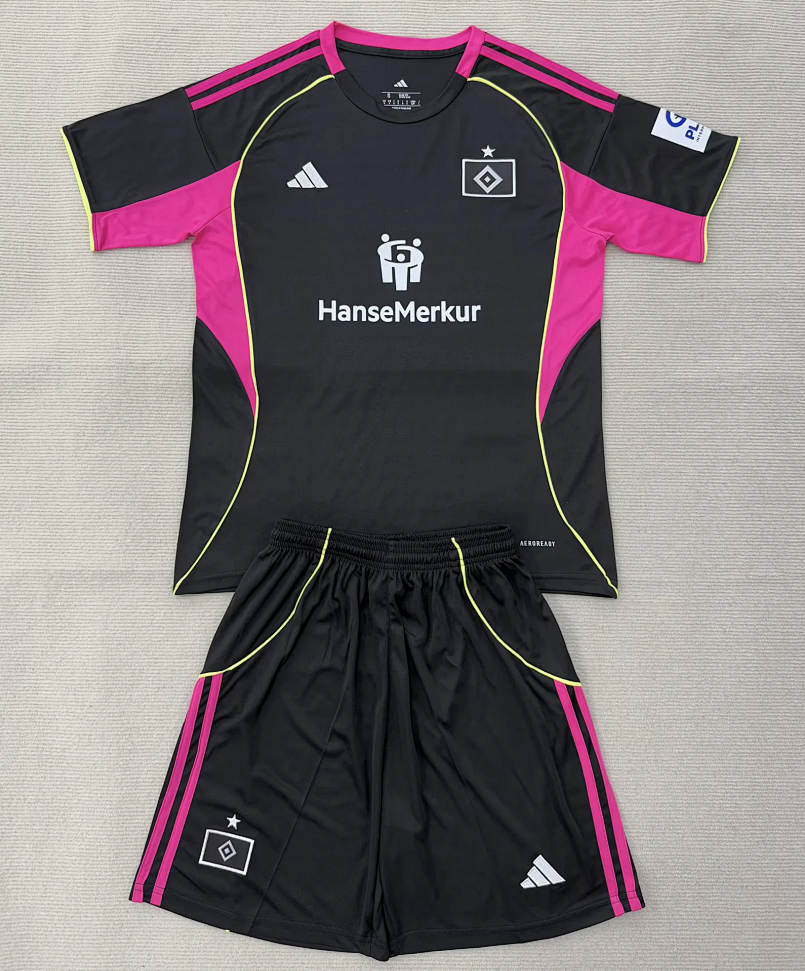 2025/26 Hamburger Sv Third Away Kids Kit
