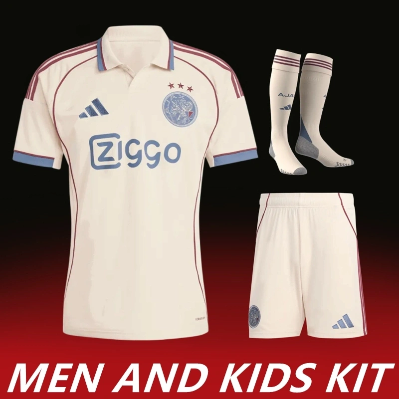2025/26 Ajax Third Away Men And Kids Kit