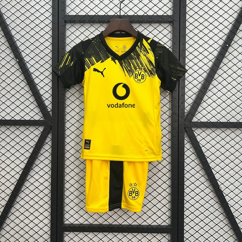 2025/26 Dortmund Home Men And Kids Kit