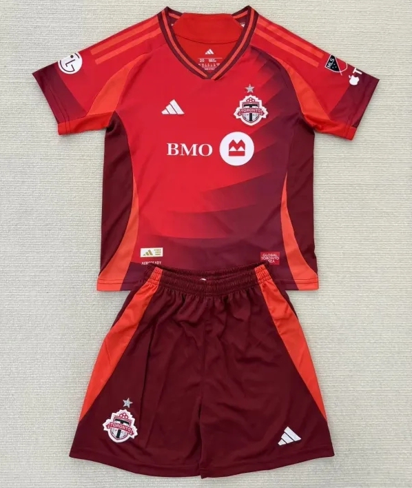 2025/26 Toronto Fc Home Kids Kit