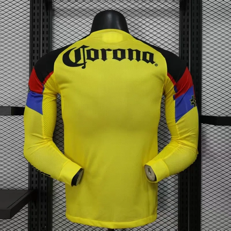 2025/26 Club America Home Long Sleeve Jersey Player Version