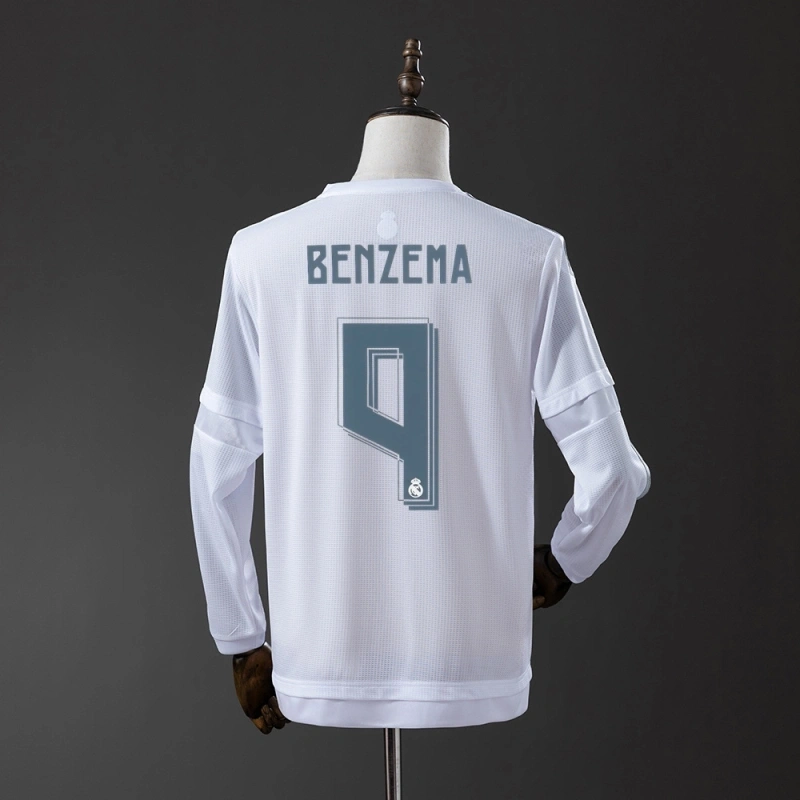2015/16 Real Madrid Long Sleeve Home Jersey