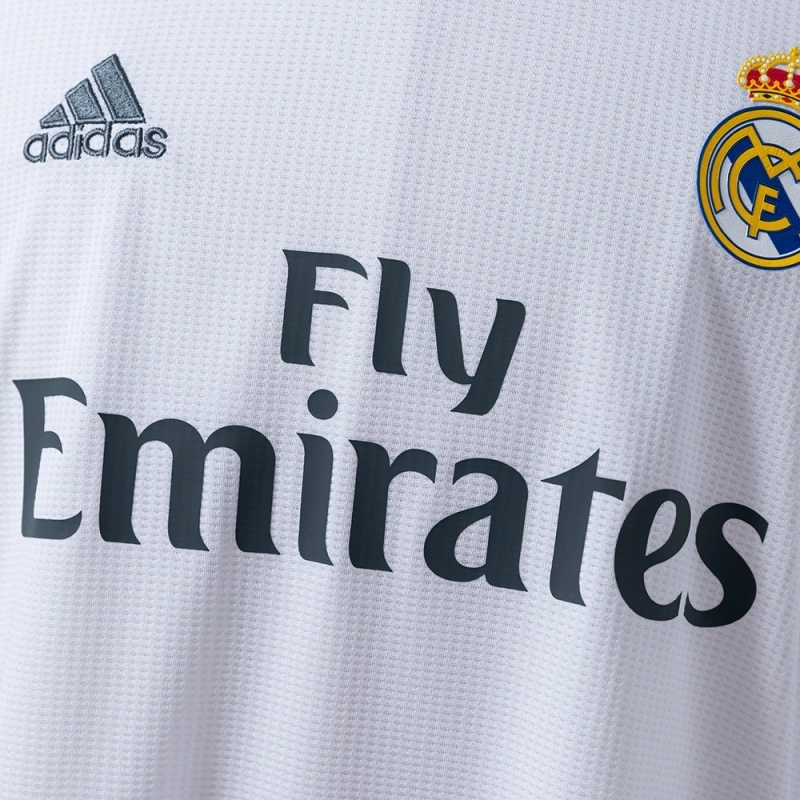 2015/16 Real Madrid Long Sleeve Home Jersey