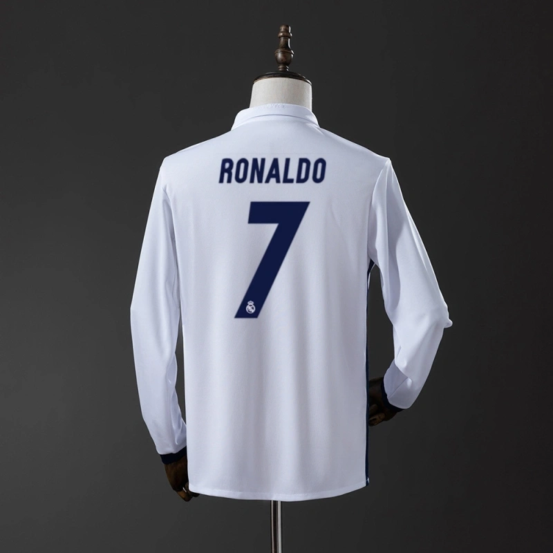 2016/17 Real Madrid Long Sleeve Home Jersey