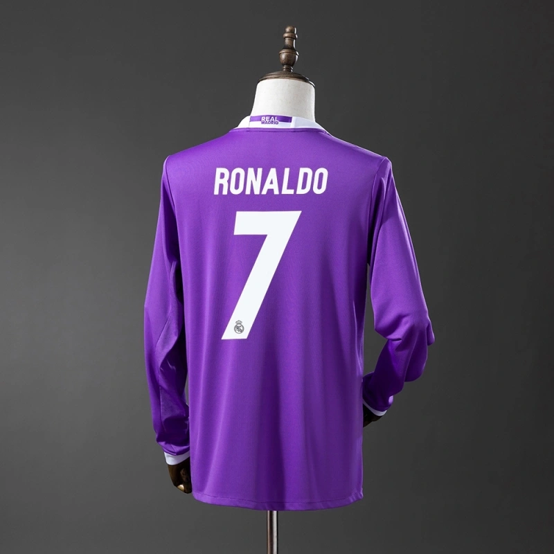 2016/17 Real Madrid Long Sleeve Away Jersey