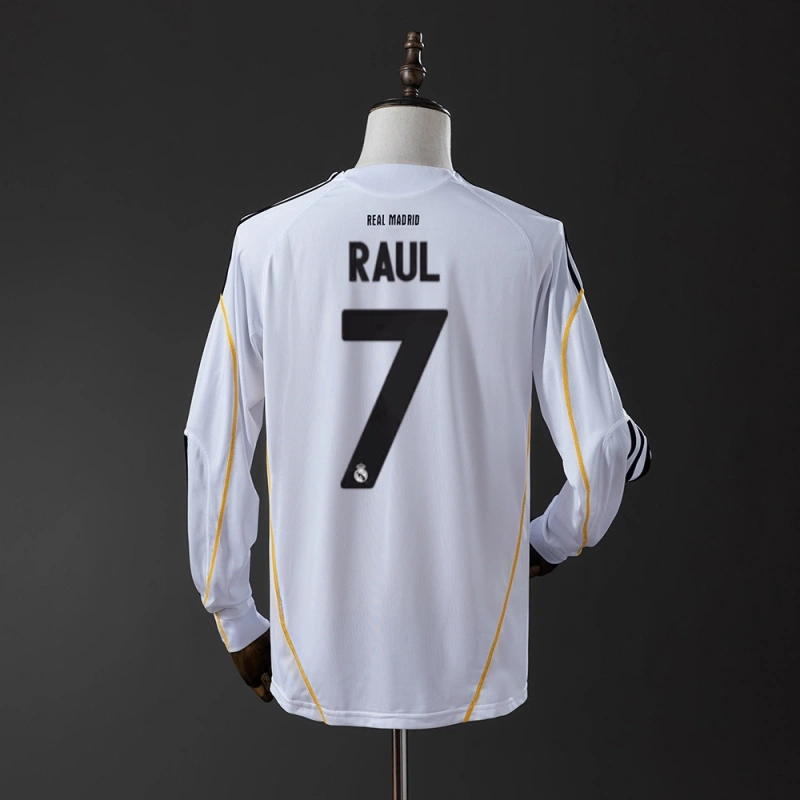 2009/10 Real Madrid Long Sleeve Home Jersey