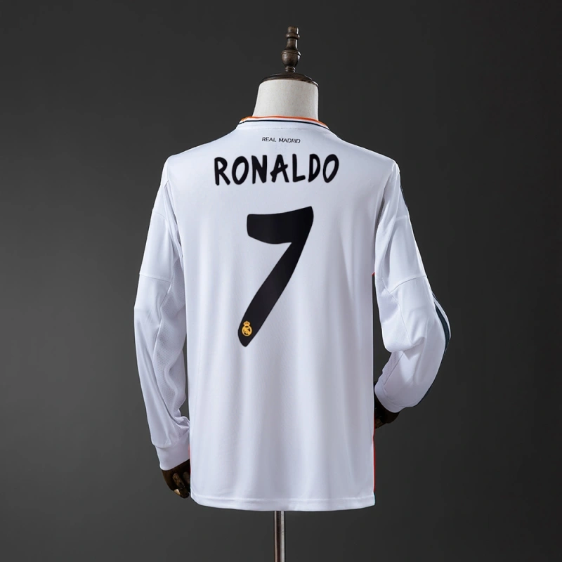 2013/14 Real Madrid Long Sleeve Home Jersey