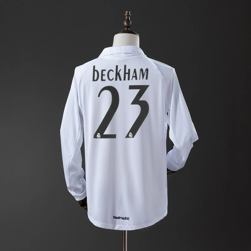 2005/06 Real Madrid Long Sleeve Home Jersey