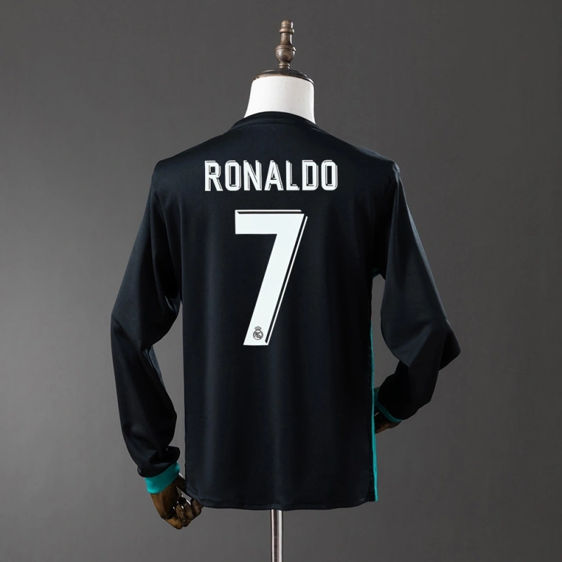 2017/18 Real Madrid Long Sleeve Away Jersey